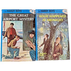 The Hardy Boys By Franklin W. Dixon Lot Of 2 Hardcovers Mystery Books #9 & #10